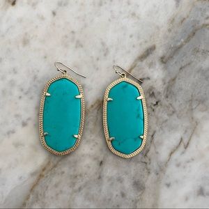 Kendra Scott Turquoise Dangle Earrings